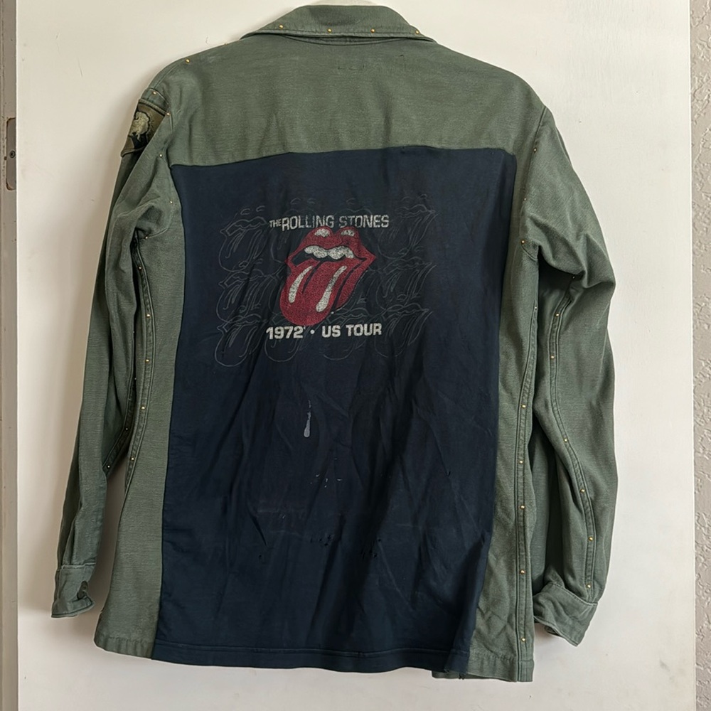 Vintage Rolling Stone army jacket